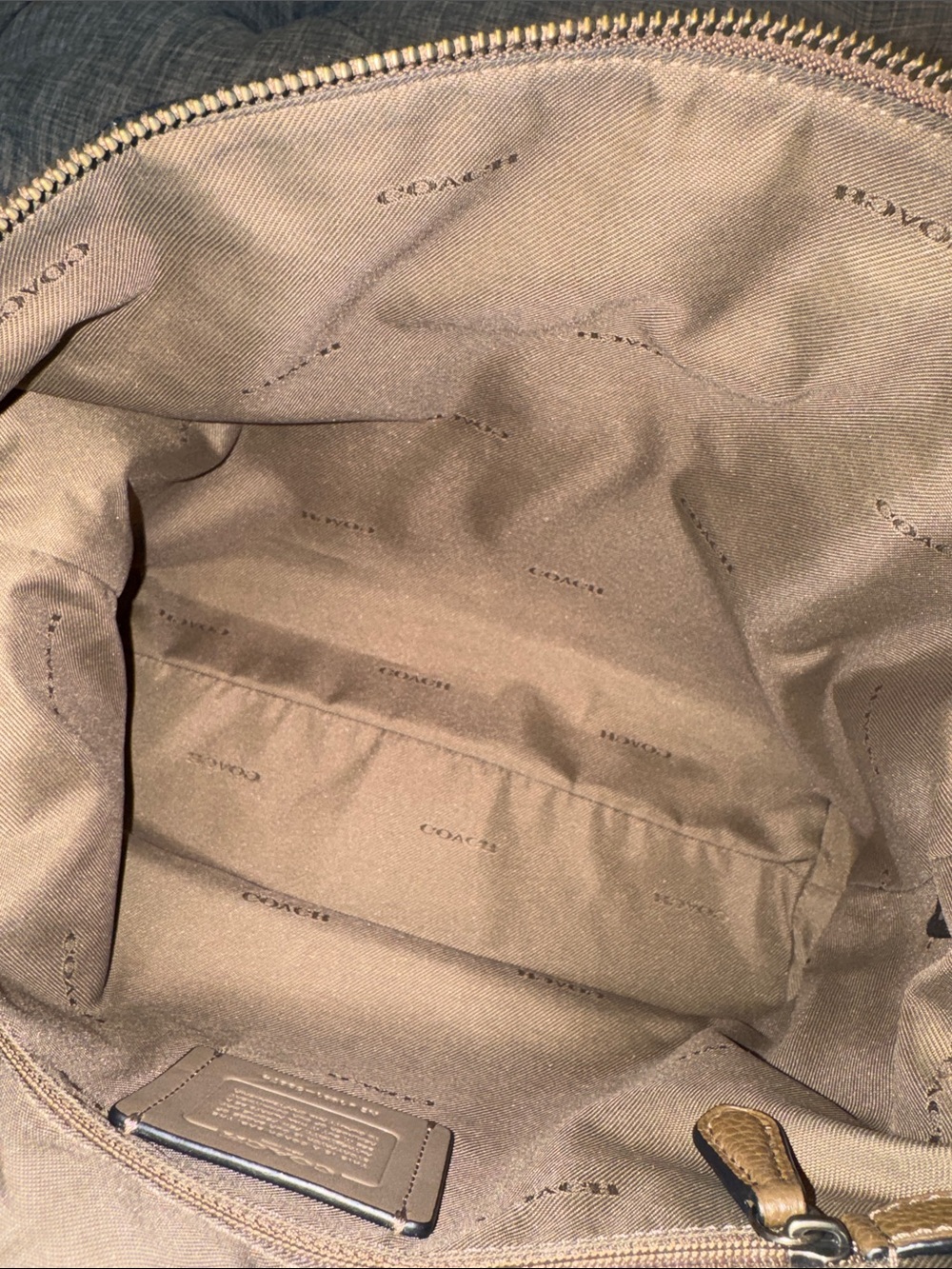 Coach Bag Prairie Brown Pebbled Leather Satchel - Picture 12 of 17